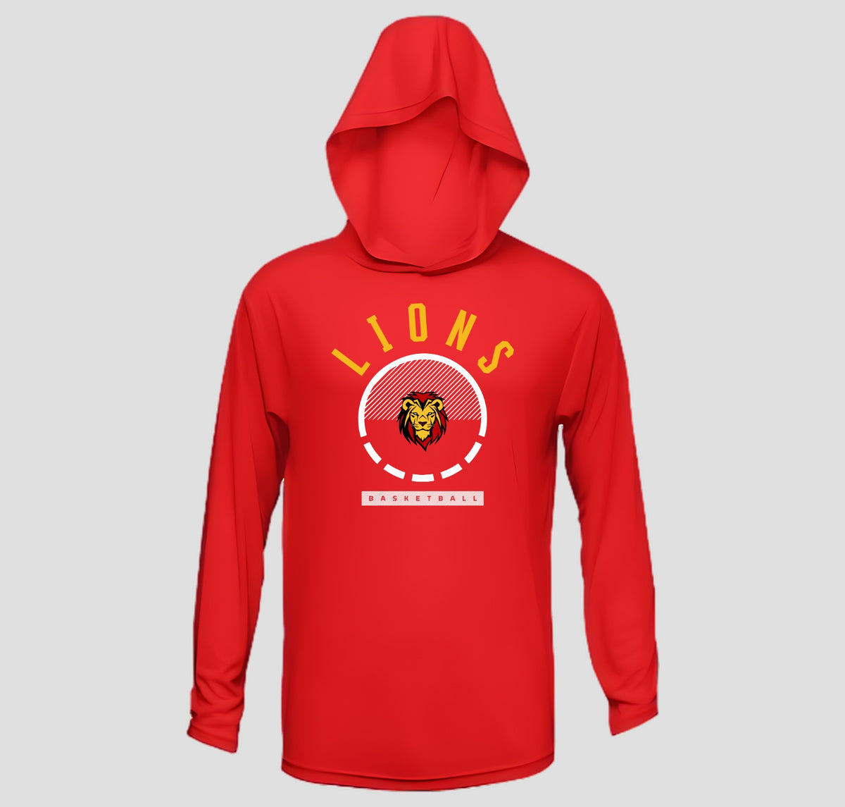 2026-2027 CYB On Court Liberty Lions Basketball Hooded Long Sleeve Shooting Shirt