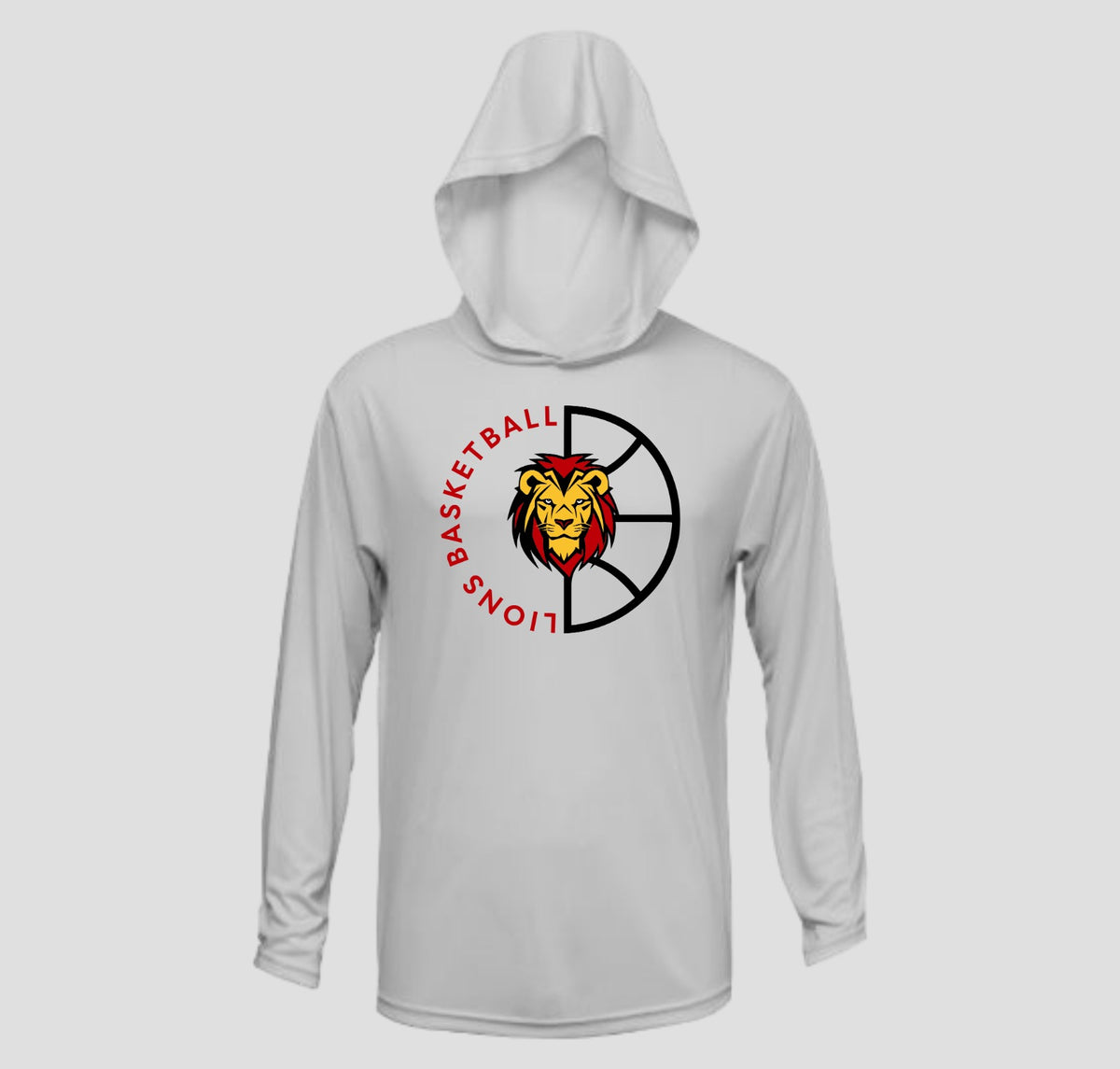 Liberty Lions Basketball Long Sleeve Hooded Performance/Shooting Shirt