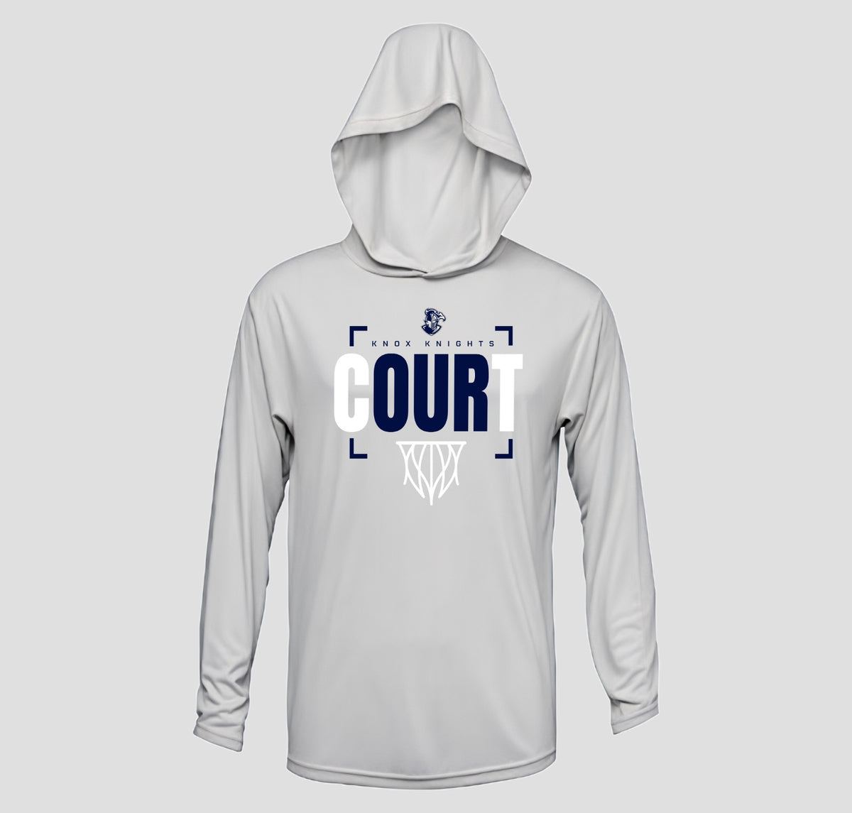 Knox Knights Long Sleeve Hooded Performance/Shooting Shirt
