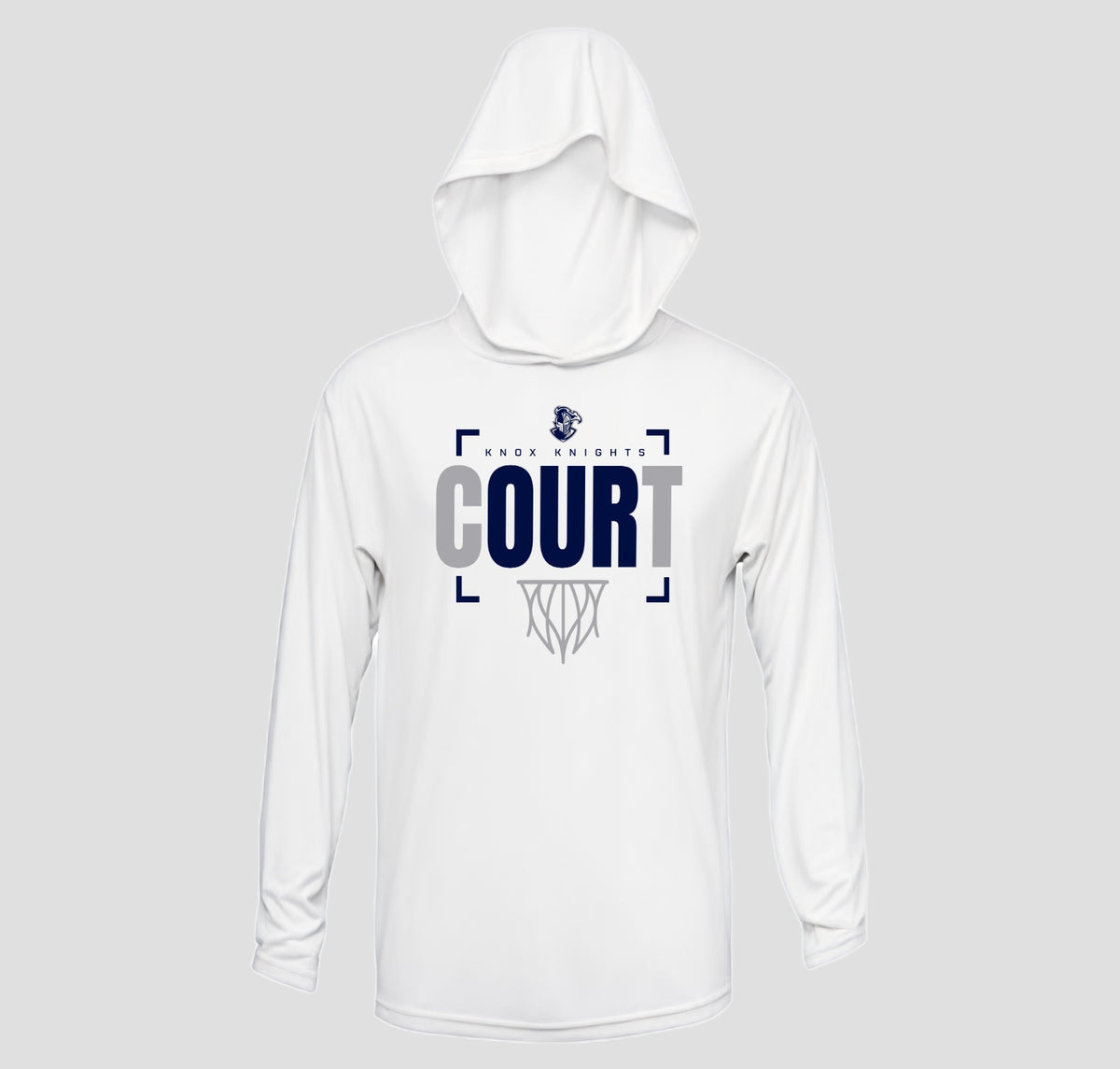Knox Knights Long Sleeve Hooded Performance/Shooting Shirt