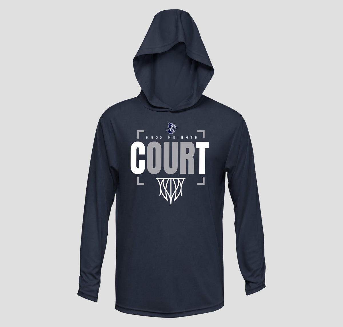 Knox Knights Long Sleeve Hooded Performance/Shooting Shirt