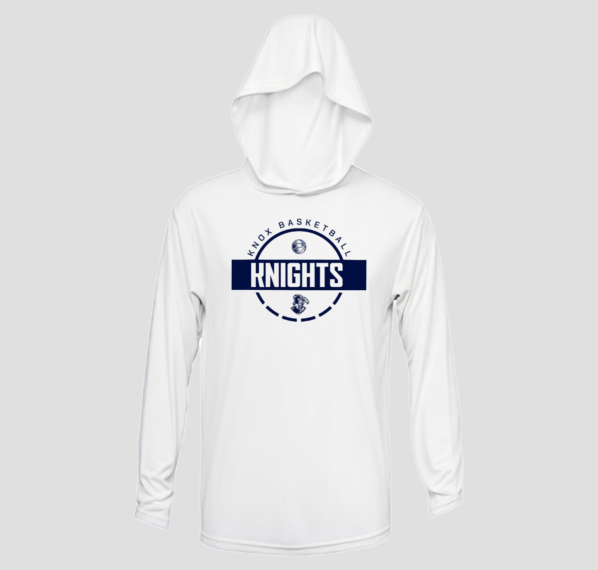 Knox Knights Long Sleeve Hooded Performance/Shooting Shirt