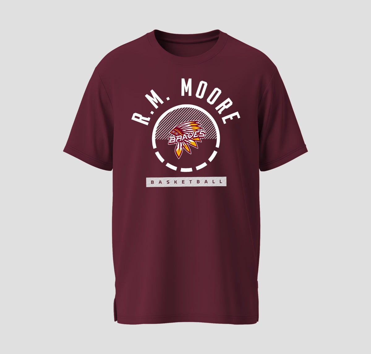 2026-2027 CYB On CourtR.M. Moore  Basketball Short Sleeve Shirt