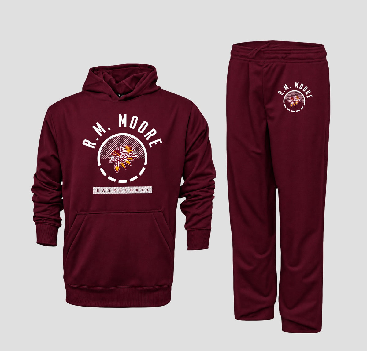 2026-2027 CYB On Court R.M. Moore Braves Performance Fleece Hoodie