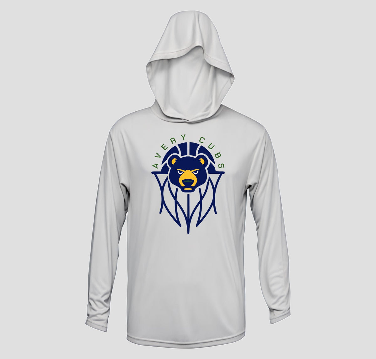 Avery Long Sleeve Hooded Performance/Shooting Shirt
