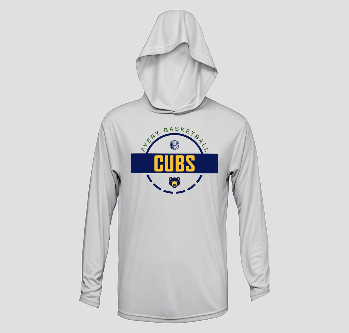 Avery Long Sleeve Hooded Performance/Shooting Shirt