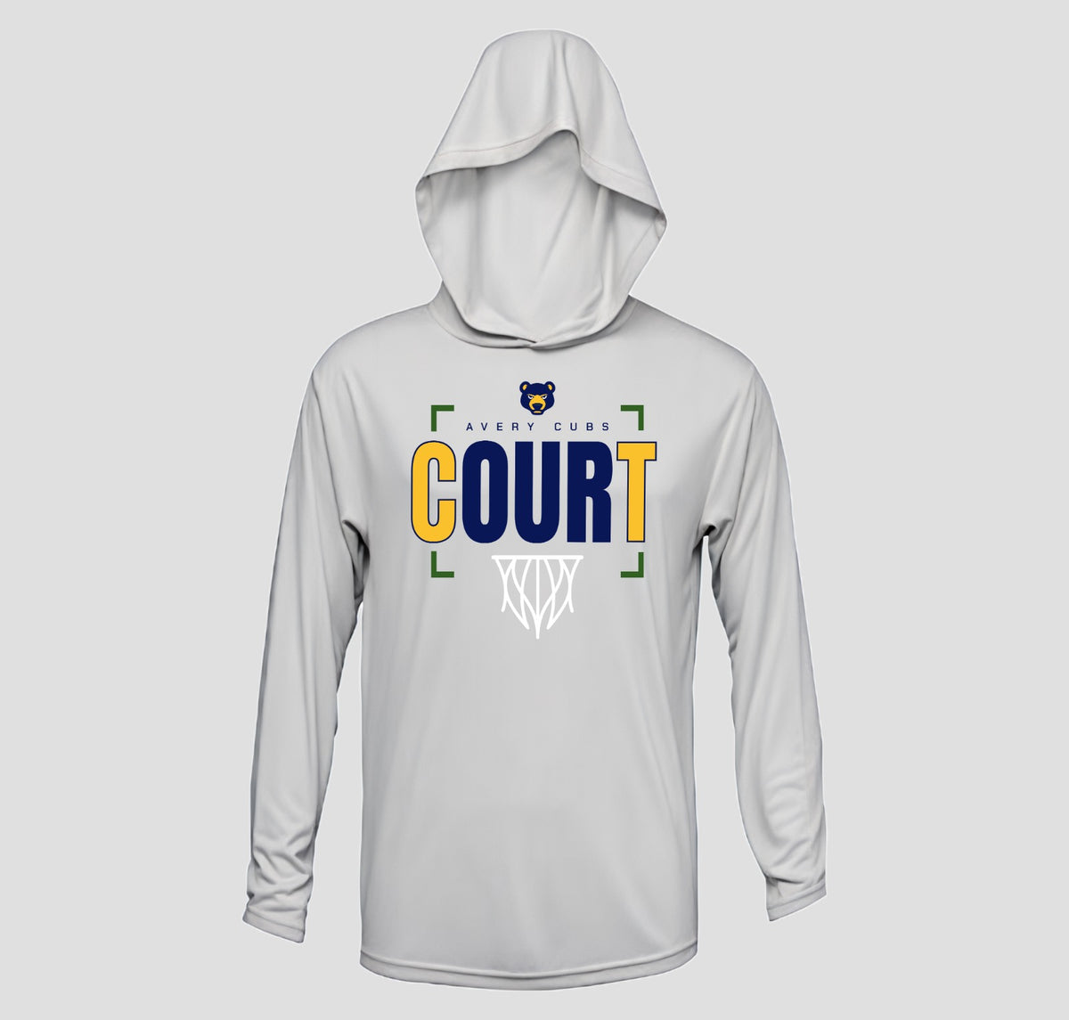 Avery Long Sleeve Hooded Performance/Shooting Shirt
