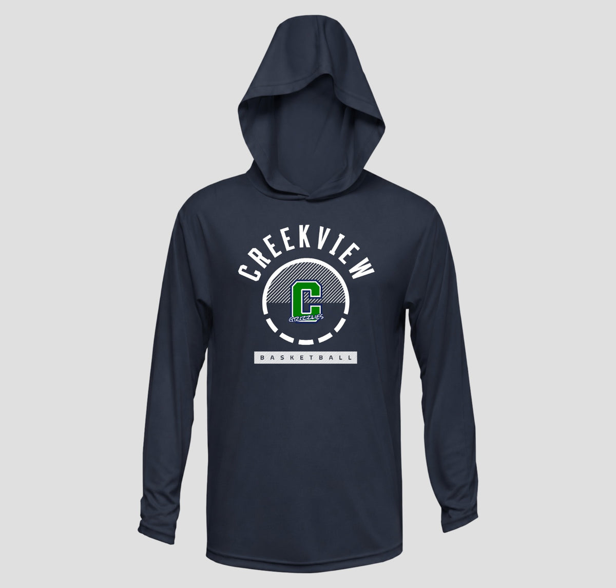 2026-2027 CYB On Court Creekview Hooded Long Sleeve Shooting Shirt