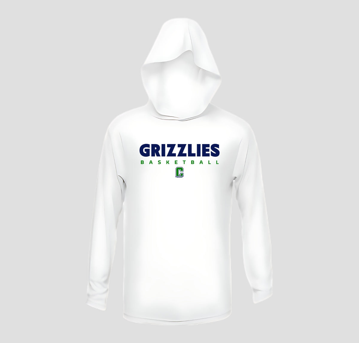 Creekview Grizzlies Basketball Long Sleeve Performance/Shooting Shirt