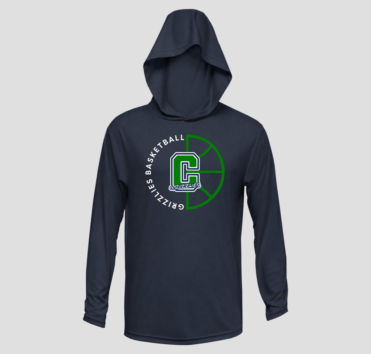Creekview Grizzlies Basketball Long Sleeve Performance/Shooting Shirt