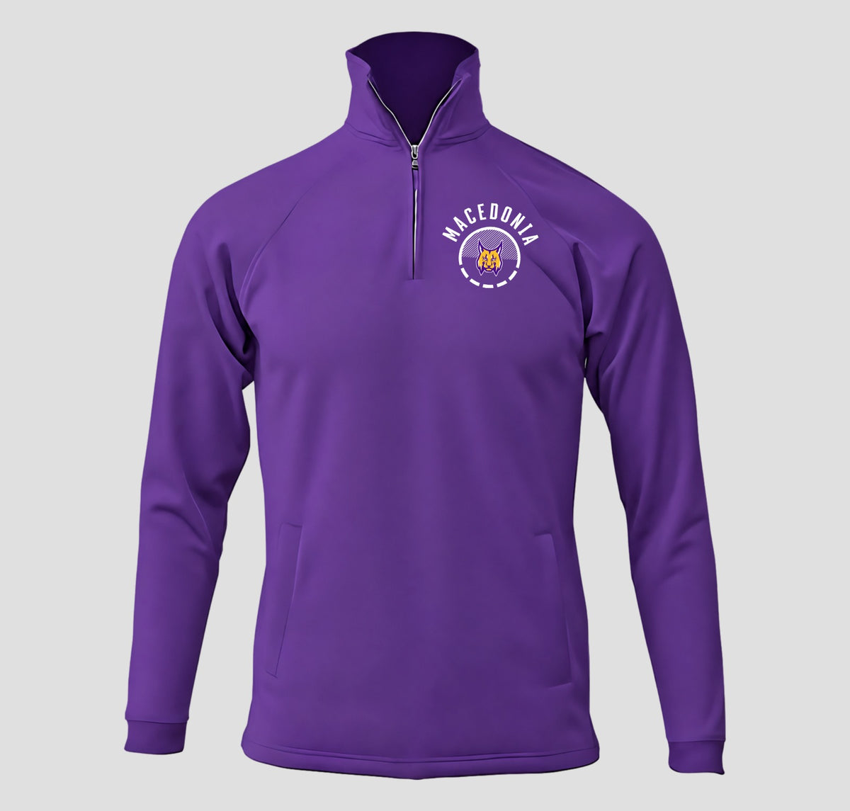 2026-2027  CYB On Court Macedonia Basketball 1/4 Zip