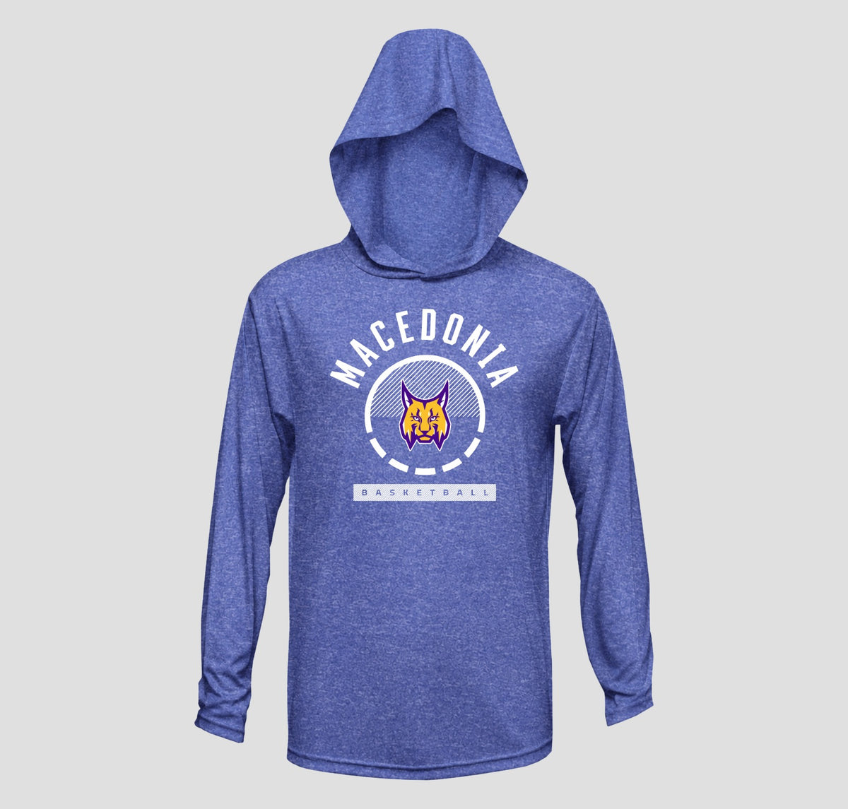 2026-2027 CYB On Court Macedonia Basketball Hooded Long Sleeve Shooting Shirt