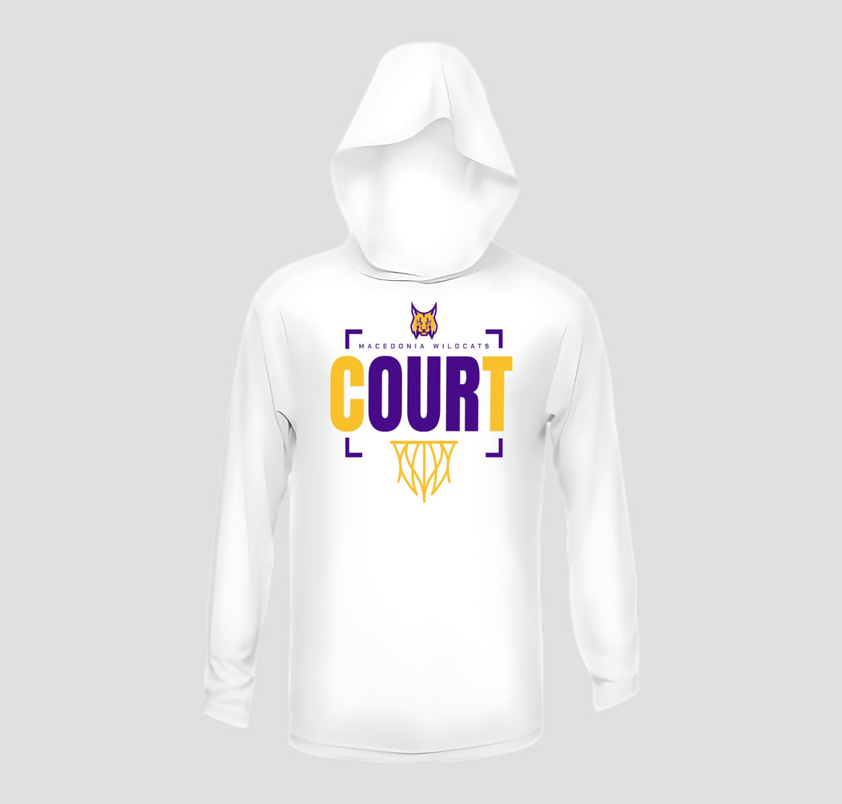 Macedonia Long Sleeve Hooded Performance/Shooting Shirt
