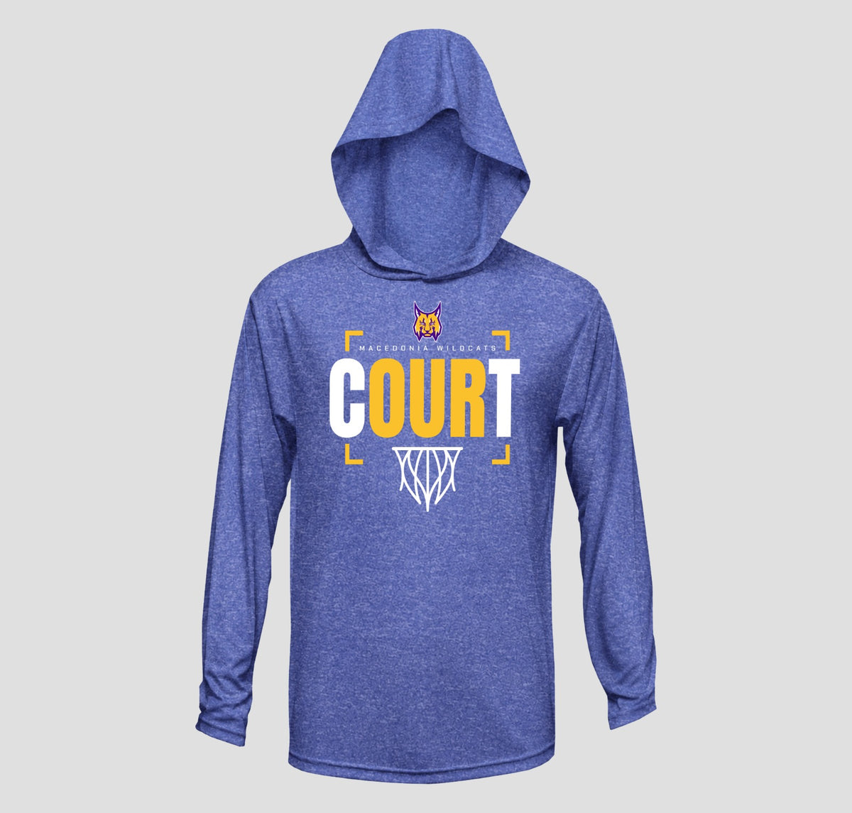 Macedonia Long Sleeve Hooded Performance/Shooting Shirt