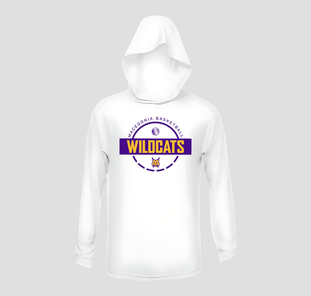 Macedonia Long Sleeve Hooded Performance/Shooting Shirt