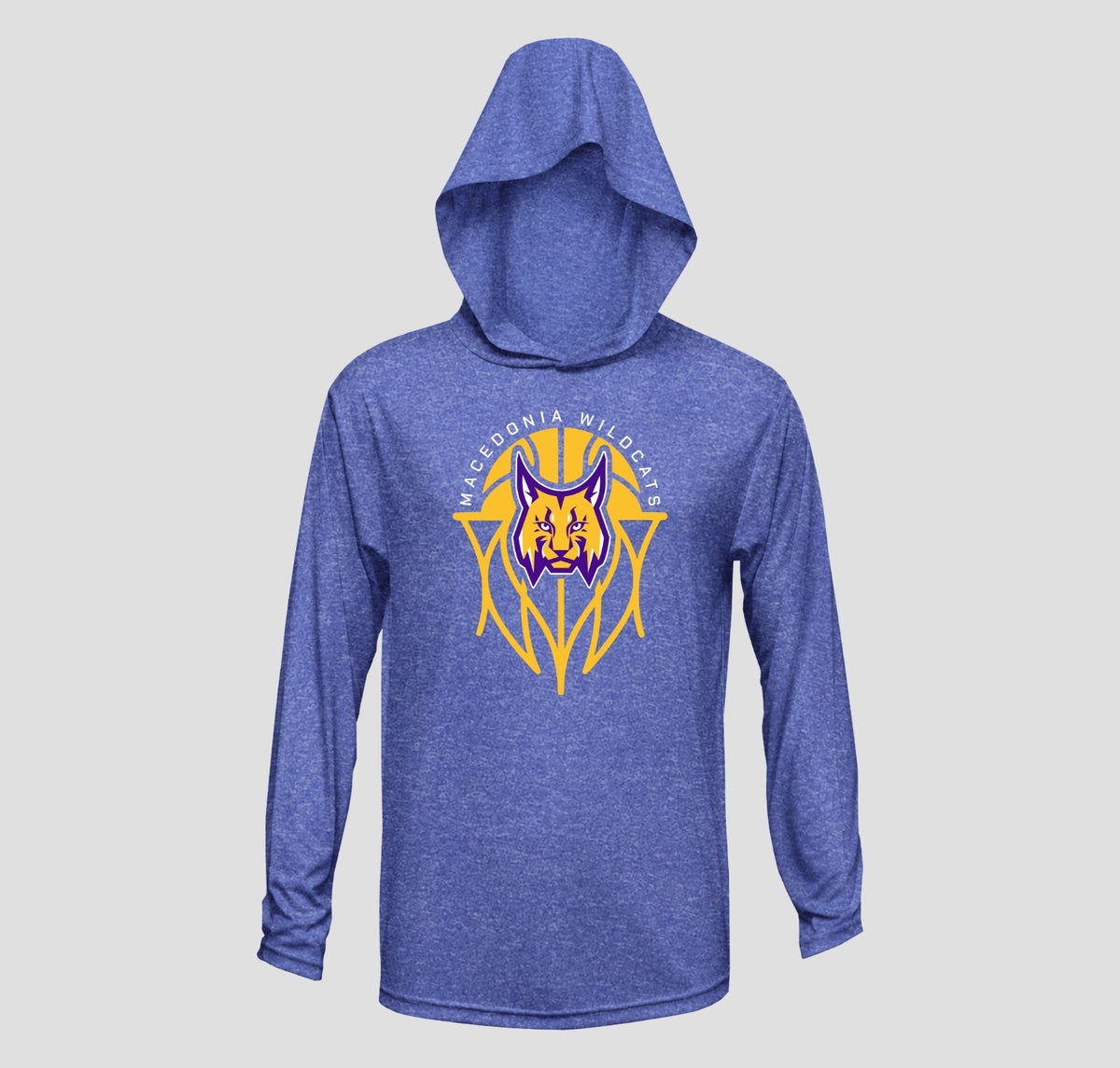 Macedonia Long Sleeve Hooded Performance/Shooting Shirt
