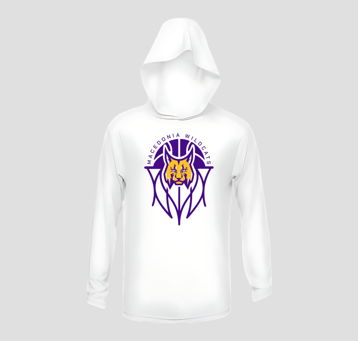 Macedonia Long Sleeve Hooded Performance/Shooting Shirt