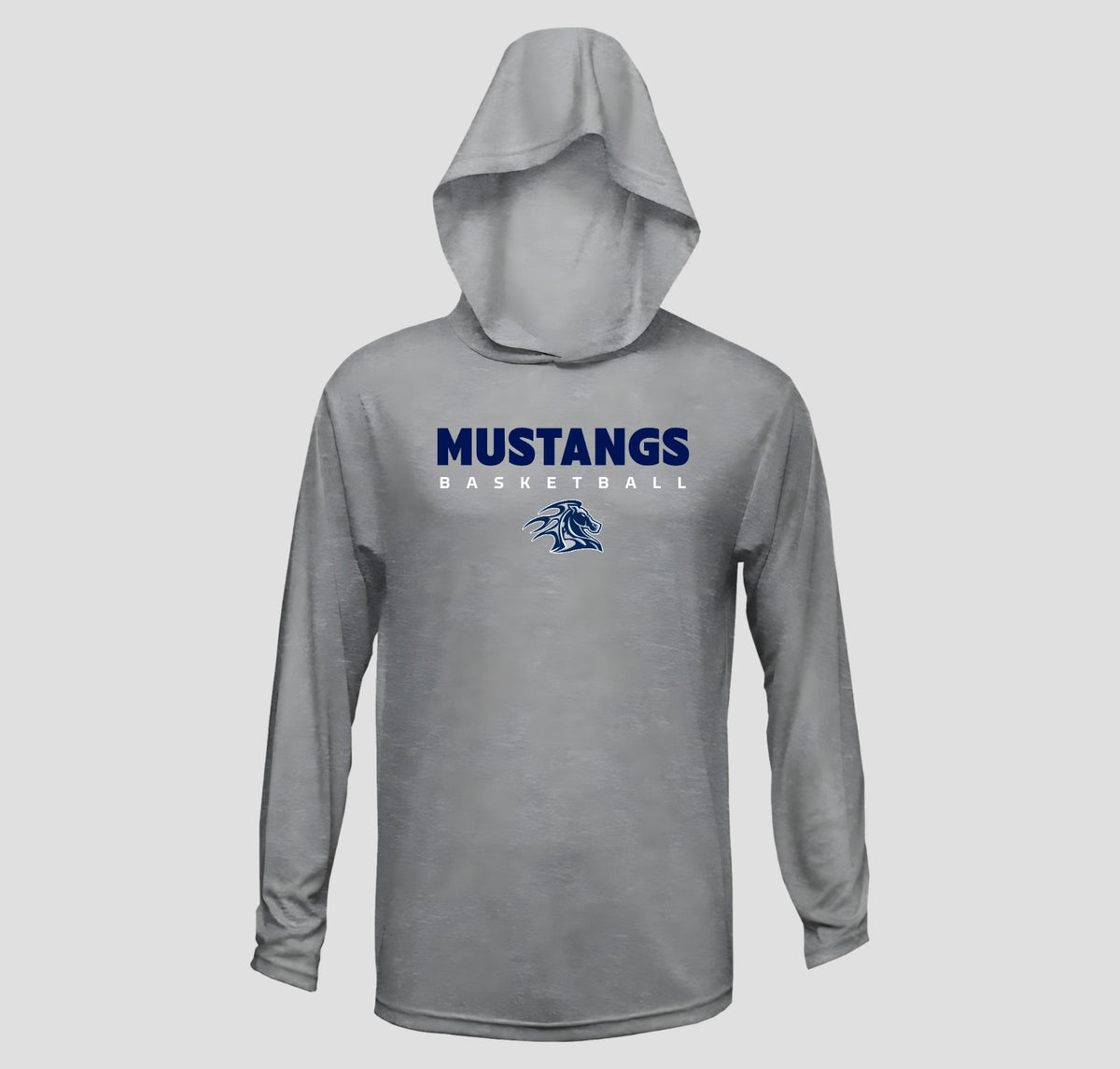 Arnold Mill Basketball Hooded Long Sleeve Performance/Shooting Shirt
