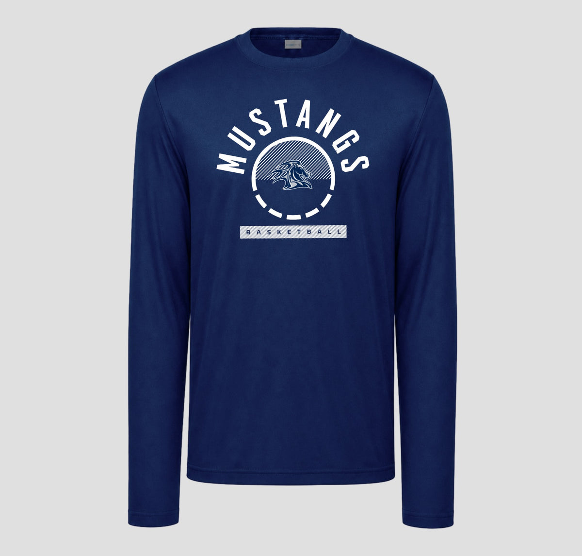 2026-2027 CYB On Court Arnold Mill Mustangs Long Sleeve Shooting Shirt