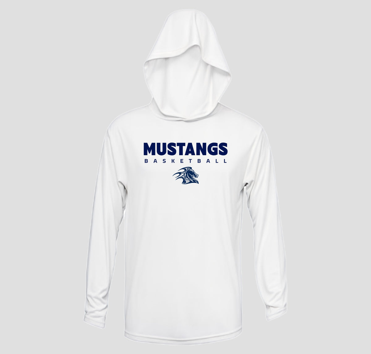Arnold Mill Basketball Hooded Long Sleeve Performance/Shooting Shirt