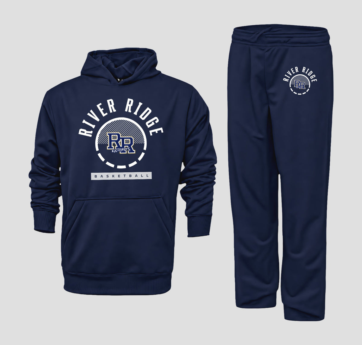 2026-2027 CYB On Court River Ridge Knights Performance Fleece Hoodie & Pants Set