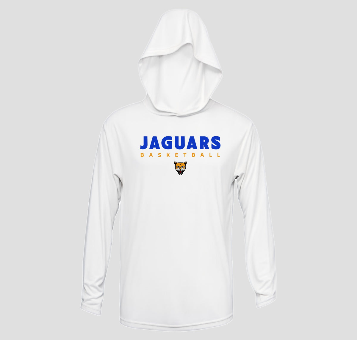 Johnston Jaguar Basketball Long Sleeve Hooded Performance/Shooting Shirt