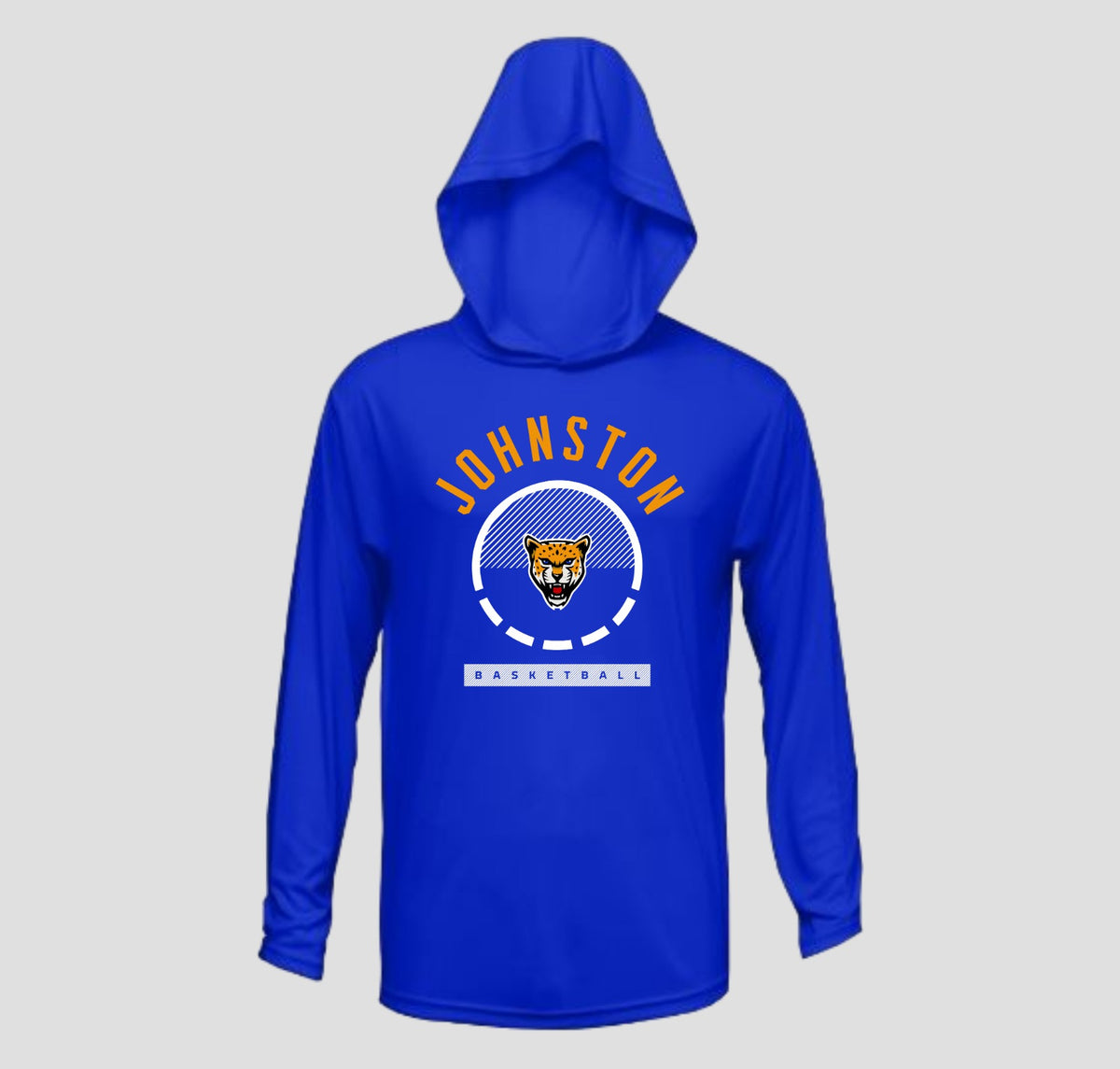 2026-2027 CYB On Court Johnston Jaguars Basketball Hooded Long Sleeve Shooting Shirt
