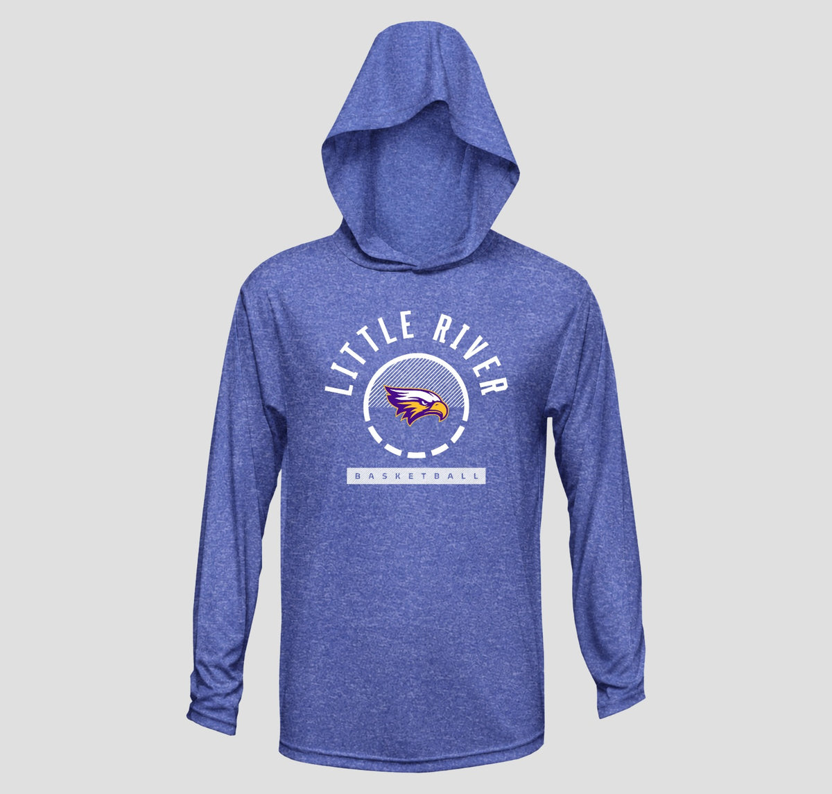 2026-2027 CYB On Court Little River Basketball Hooded Long Sleeve Shooting Shirt