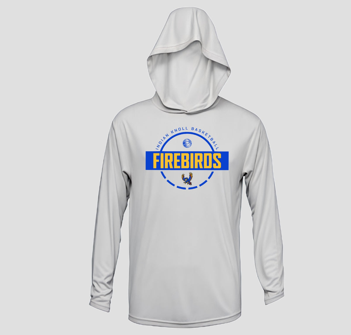 Indian Knoll Basketball Hooded Long Sleeve Performance/Shooting Shirt