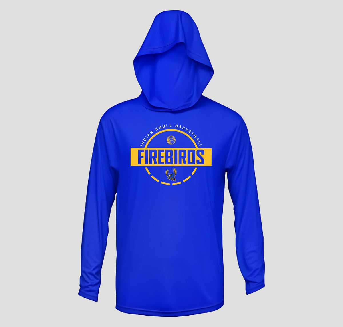 Indian Knoll Basketball Hooded Long Sleeve Performance/Shooting Shirt