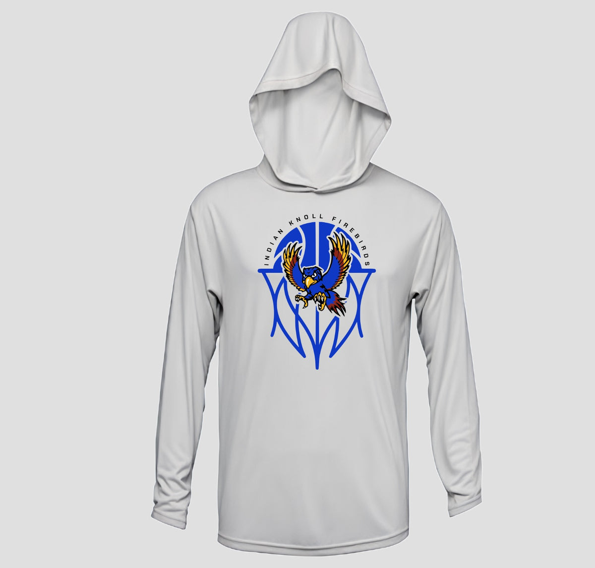 Indian Knoll Basketball Hooded Long Sleeve Performance/Shooting Shirt