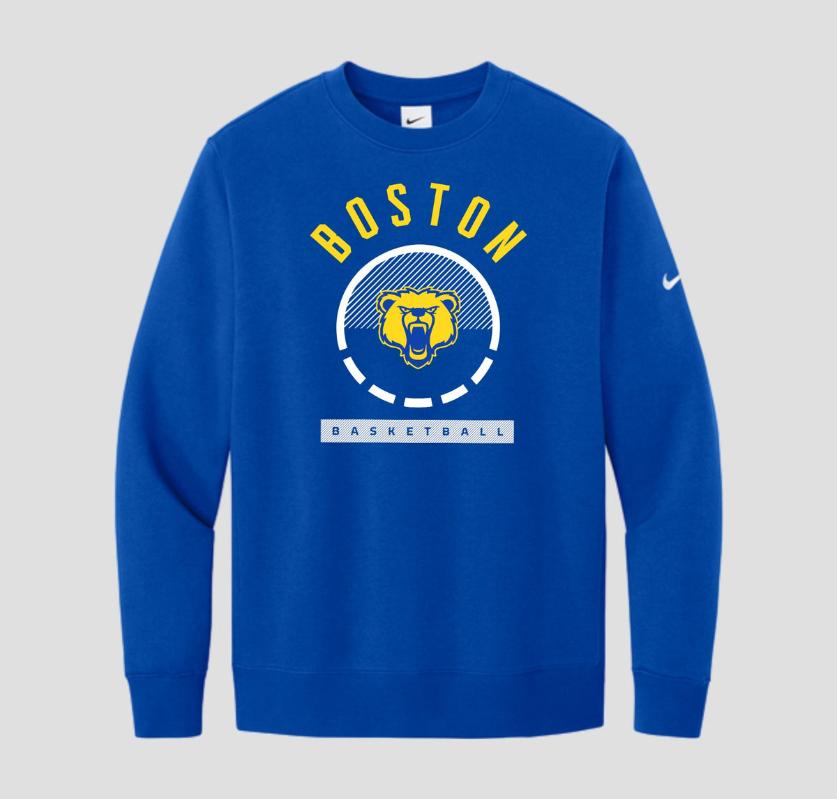 Nike Adult 2026-2027 CYB On Court Boston Bears Crewneck Sweatshirt