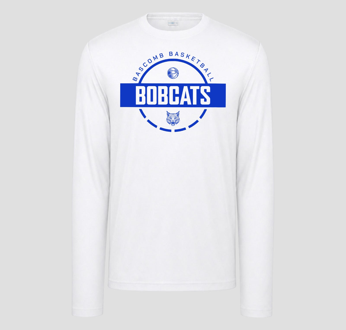 Bascomb Bobcats Basketball Long Sleeve Performance/Shooting Shirt