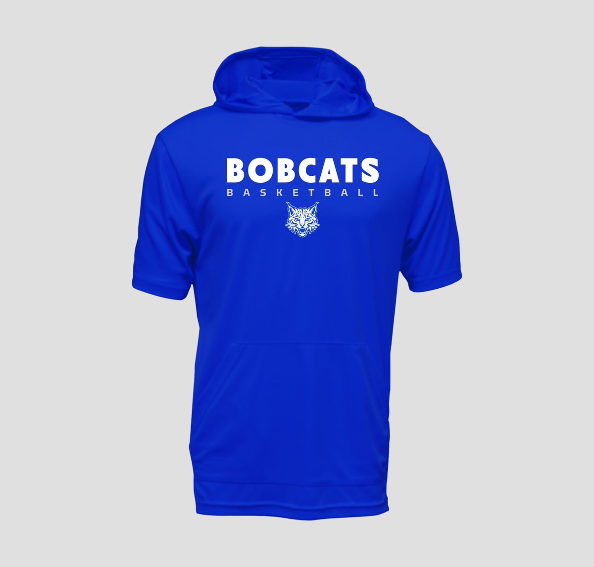 Bascomb Bobcats Basketball Short Sleeve Hooded Performance/Shooting Shirt
