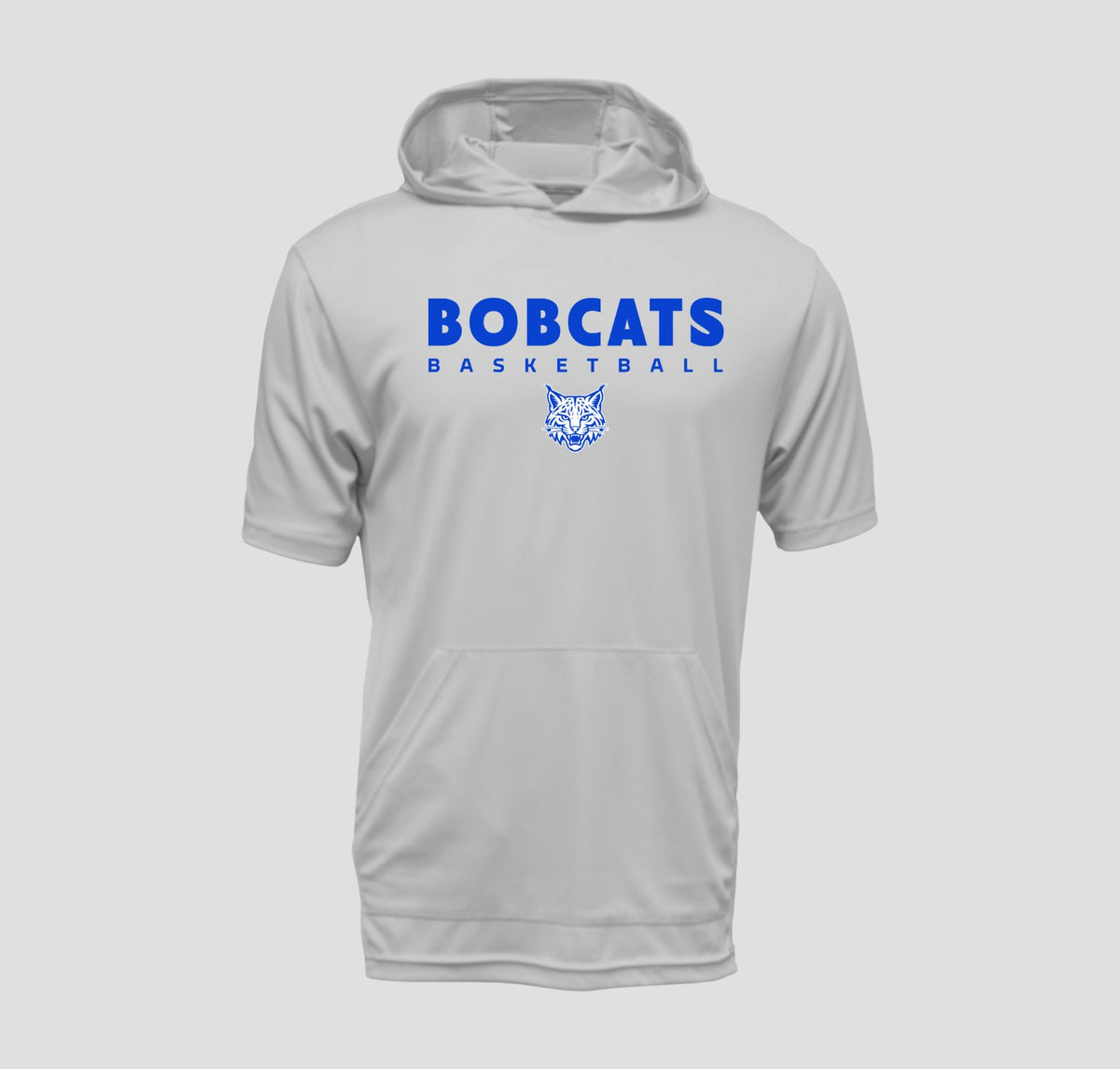 Bascomb Bobcats Basketball Short Sleeve Hooded Performance/Shooting Shirt