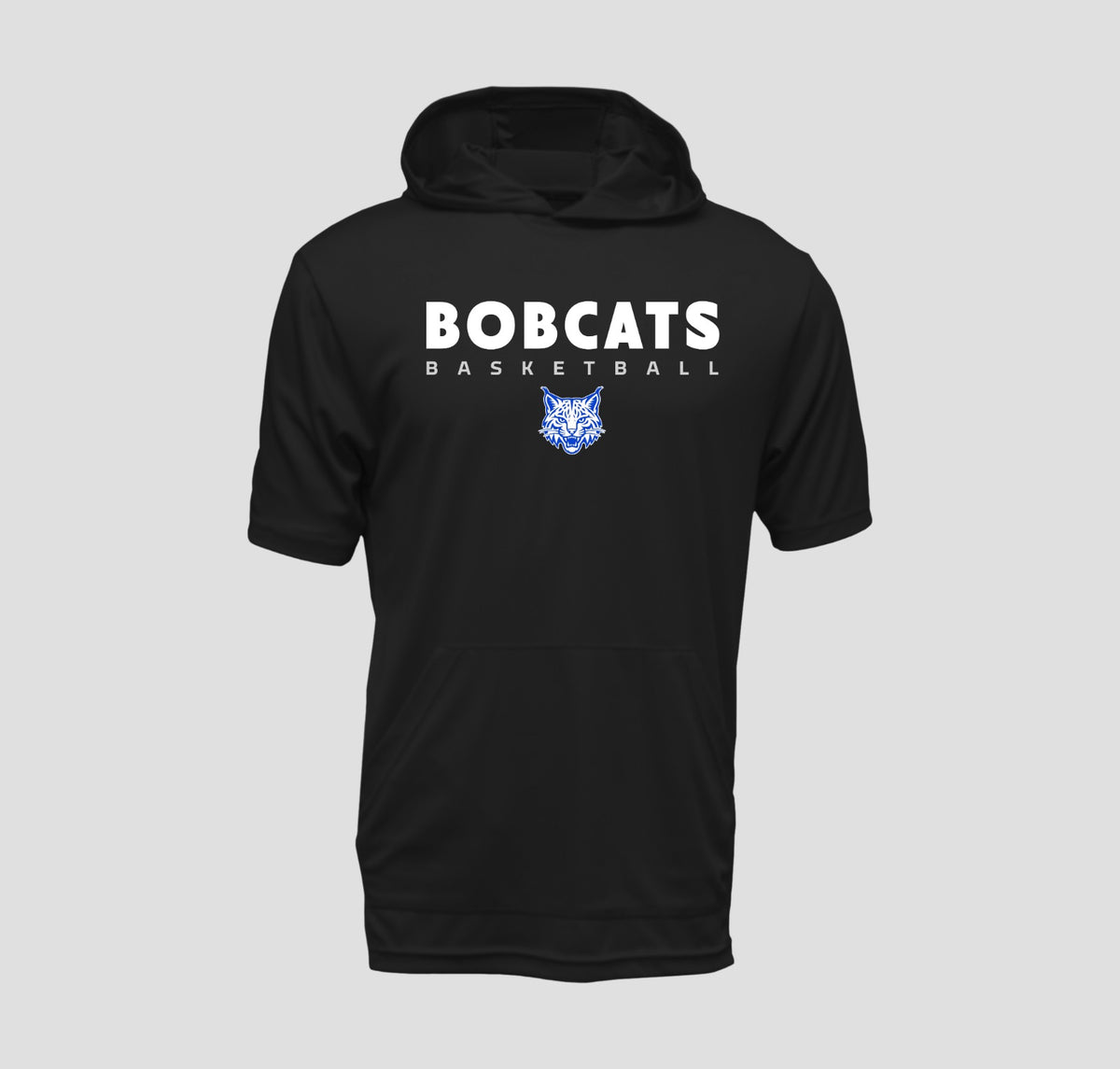 Bascomb Bobcats Basketball Short Sleeve Hooded Performance/Shooting Shirt