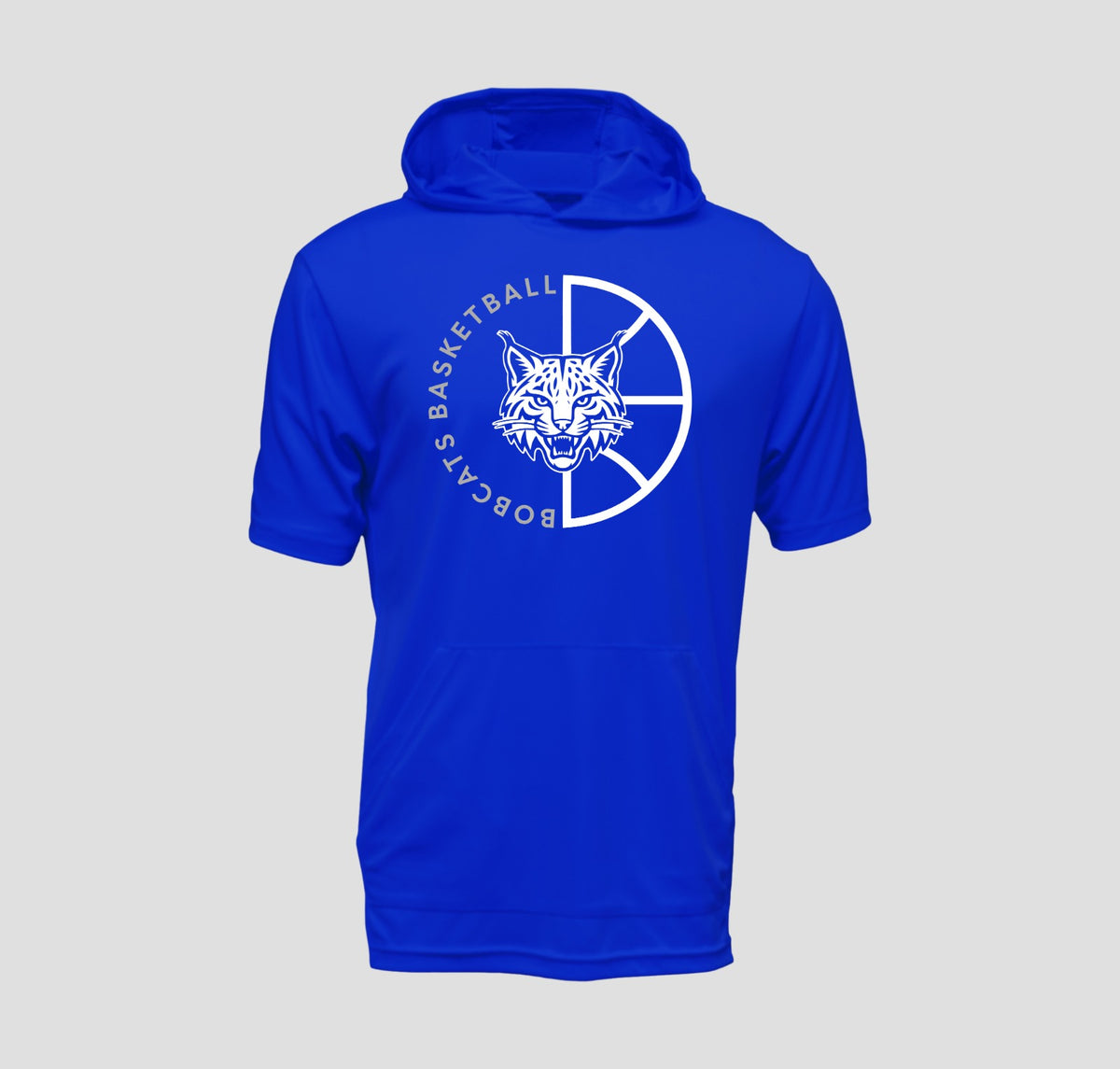 Bascomb Bobcats Basketball Short Sleeve Hooded Performance/Shooting Shirt