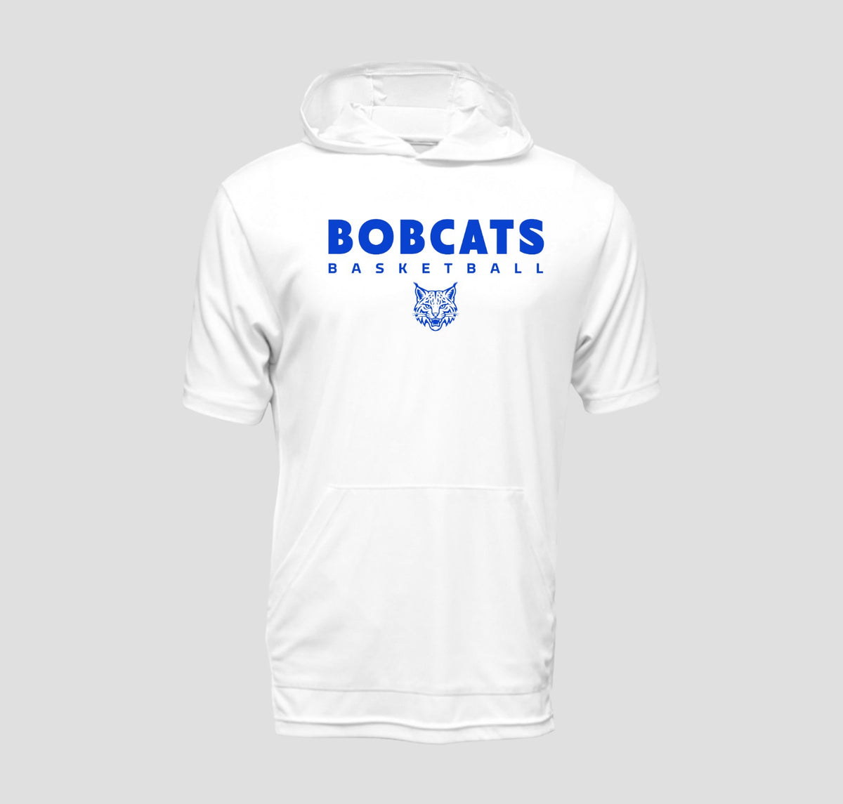 Bascomb Bobcats Basketball Short Sleeve Hooded Performance/Shooting Shirt