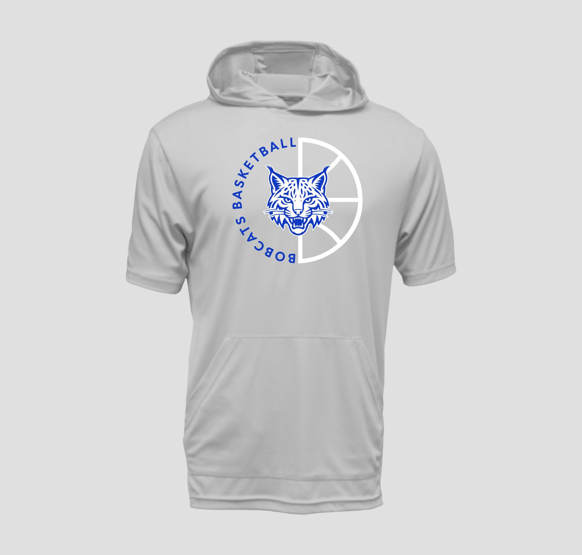 Bascomb Bobcats Basketball Short Sleeve Hooded Performance/Shooting Shirt