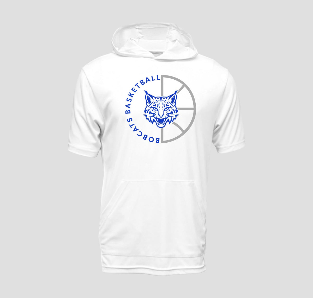 Bascomb Bobcats Basketball Short Sleeve Hooded Performance/Shooting Shirt