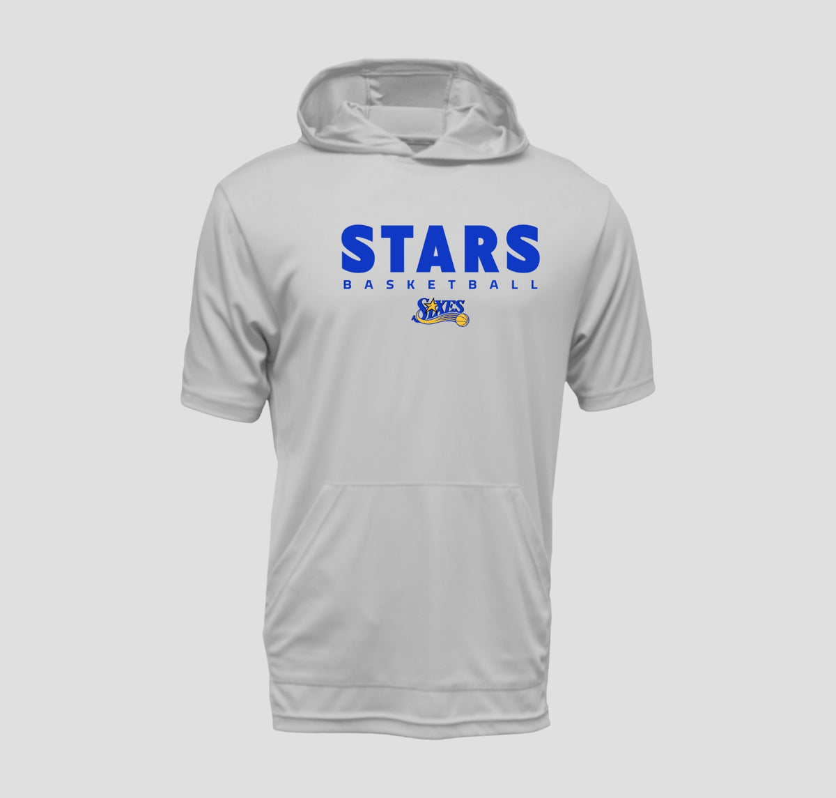 Sixes Stars Basketball Short Sleeve Hooded Performance/Shooting Shirt