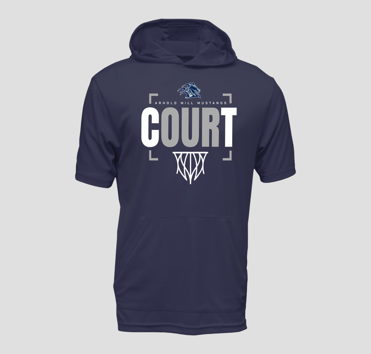 Arnold Mill Basketball Hooded Long Sleeve Performance/Shooting Shirt