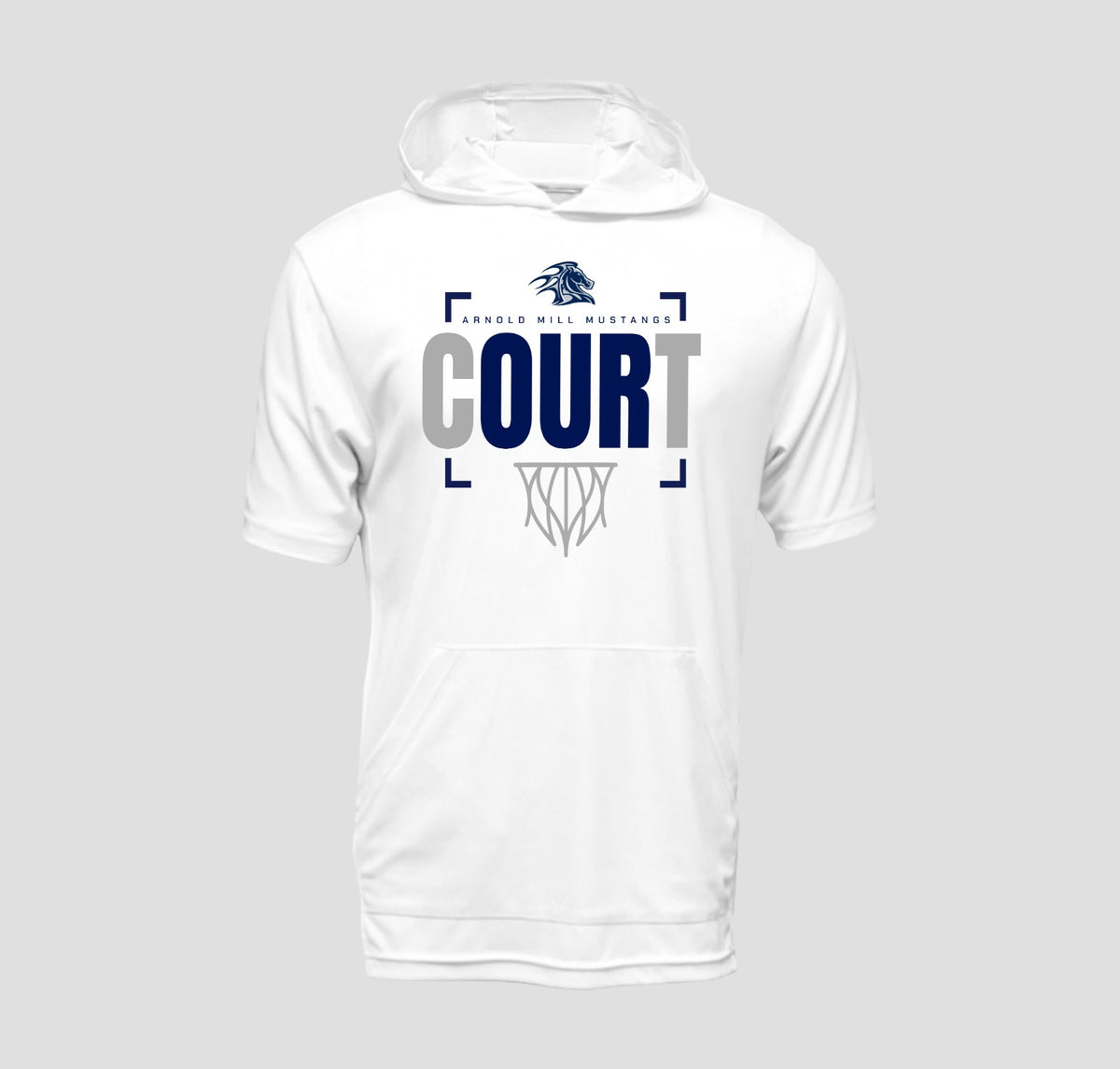 Arnold Mill Basketball Hooded Long Sleeve Performance/Shooting Shirt