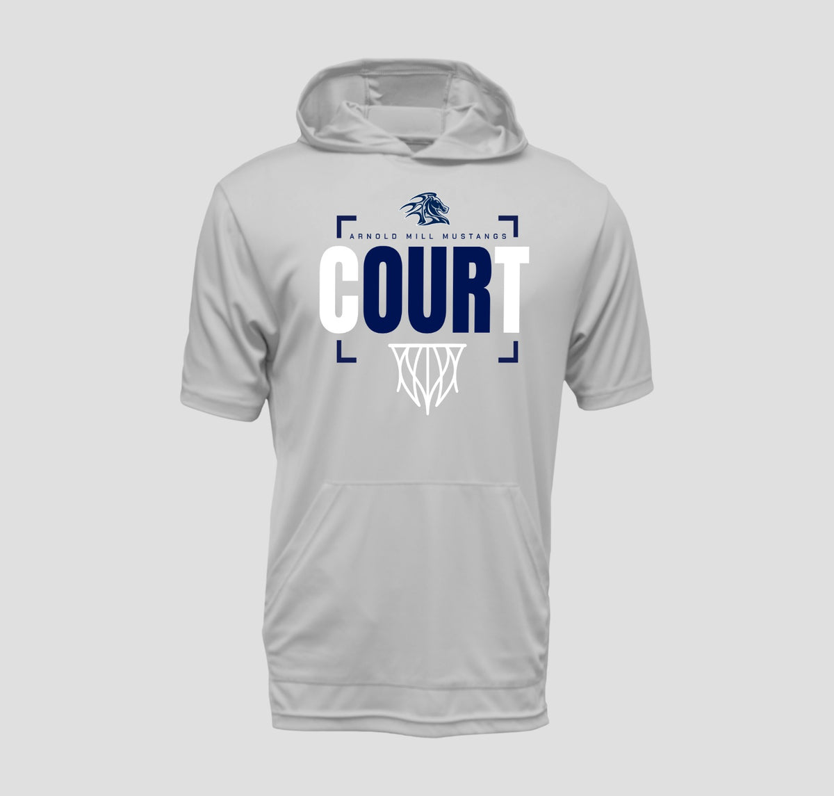 Arnold Mill Basketball Hooded Long Sleeve Performance/Shooting Shirt