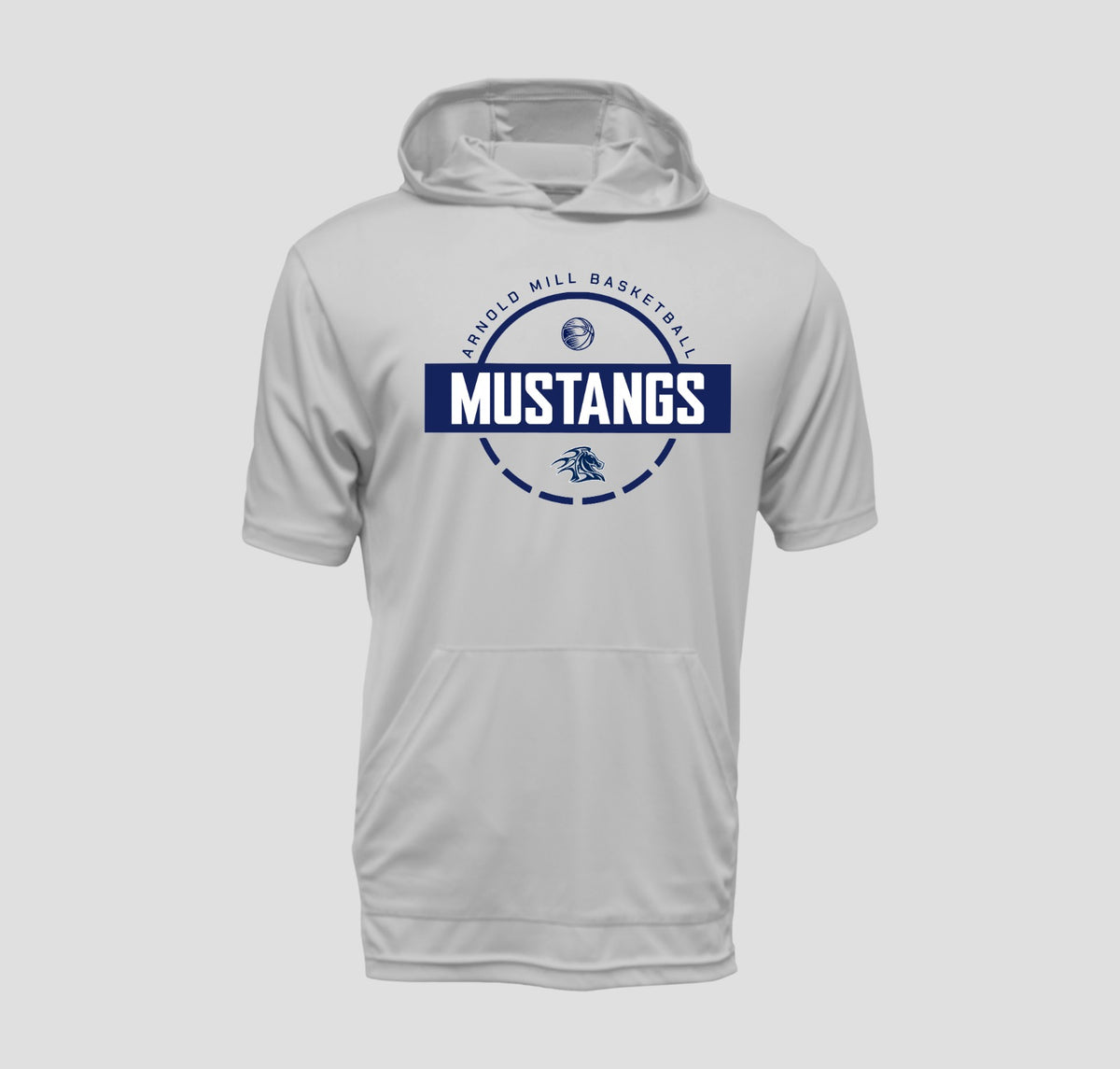 Arnold Mill Basketball Hooded Long Sleeve Performance/Shooting Shirt