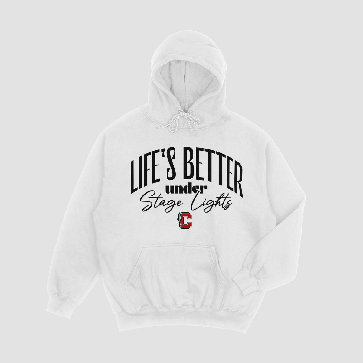 Cherokee Drama Life is Better Under Lights Hoodie