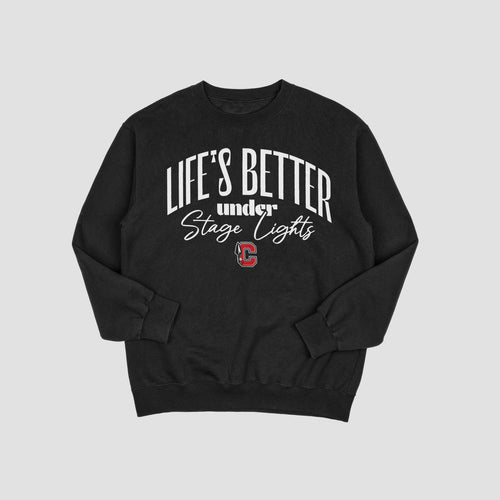 Cherokee Drama Life Is Better Under Lights Sweatshirt