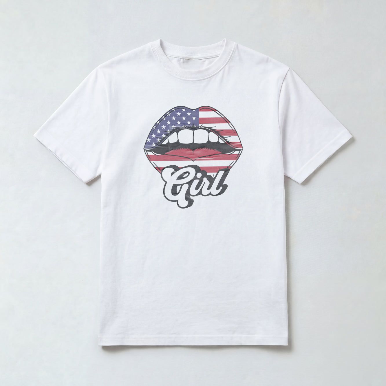 American Girl Lips T-Shirt
