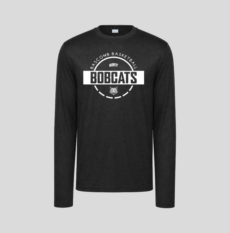 Bascomb Bobcats Basketball Long Sleeve Performance/Shooting Shirt