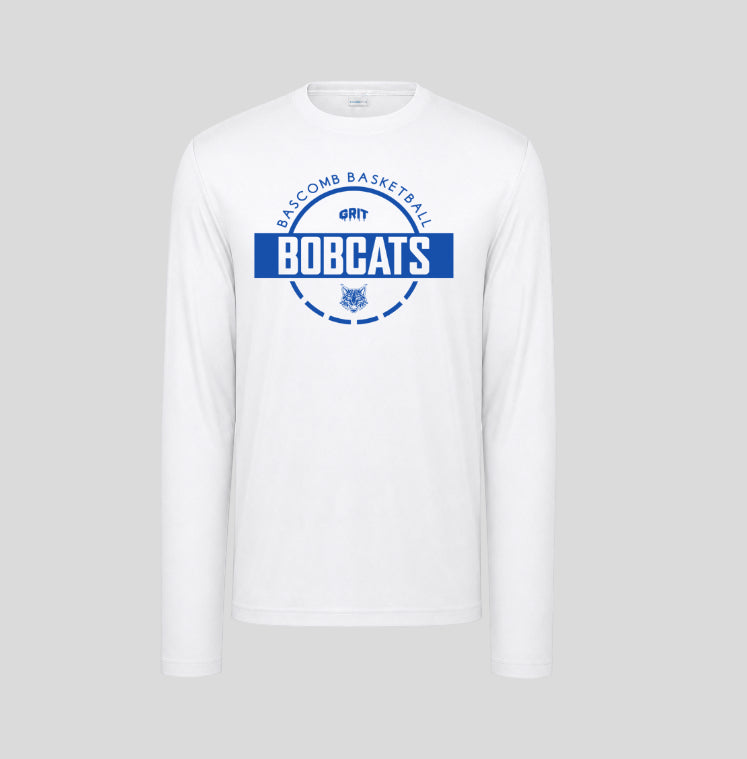 Bascomb Bobcats Basketball Long Sleeve Performance/Shooting Shirt